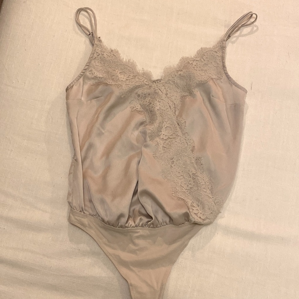 Abercrombie & Fitch Satin Cami Bodysuit